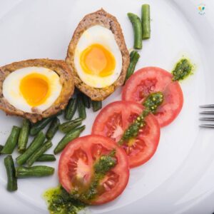 Boiled Eggs with Tomatoes